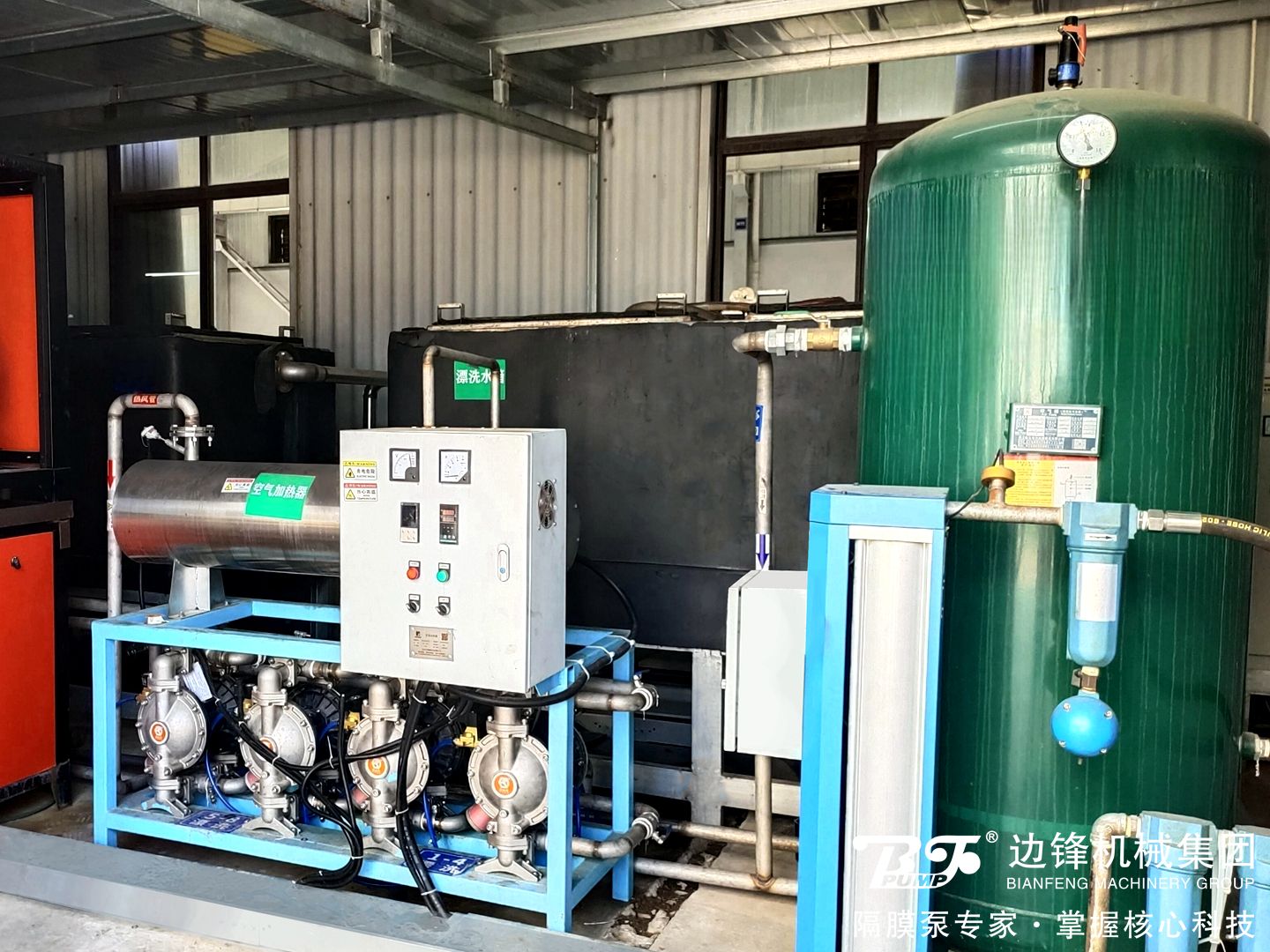邊鋒大流量隔膜泵高壓輸送方案，為工業(yè)設(shè)備清洗排憂解難